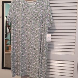 Jockey Green and Pink Flamingo Nightgown